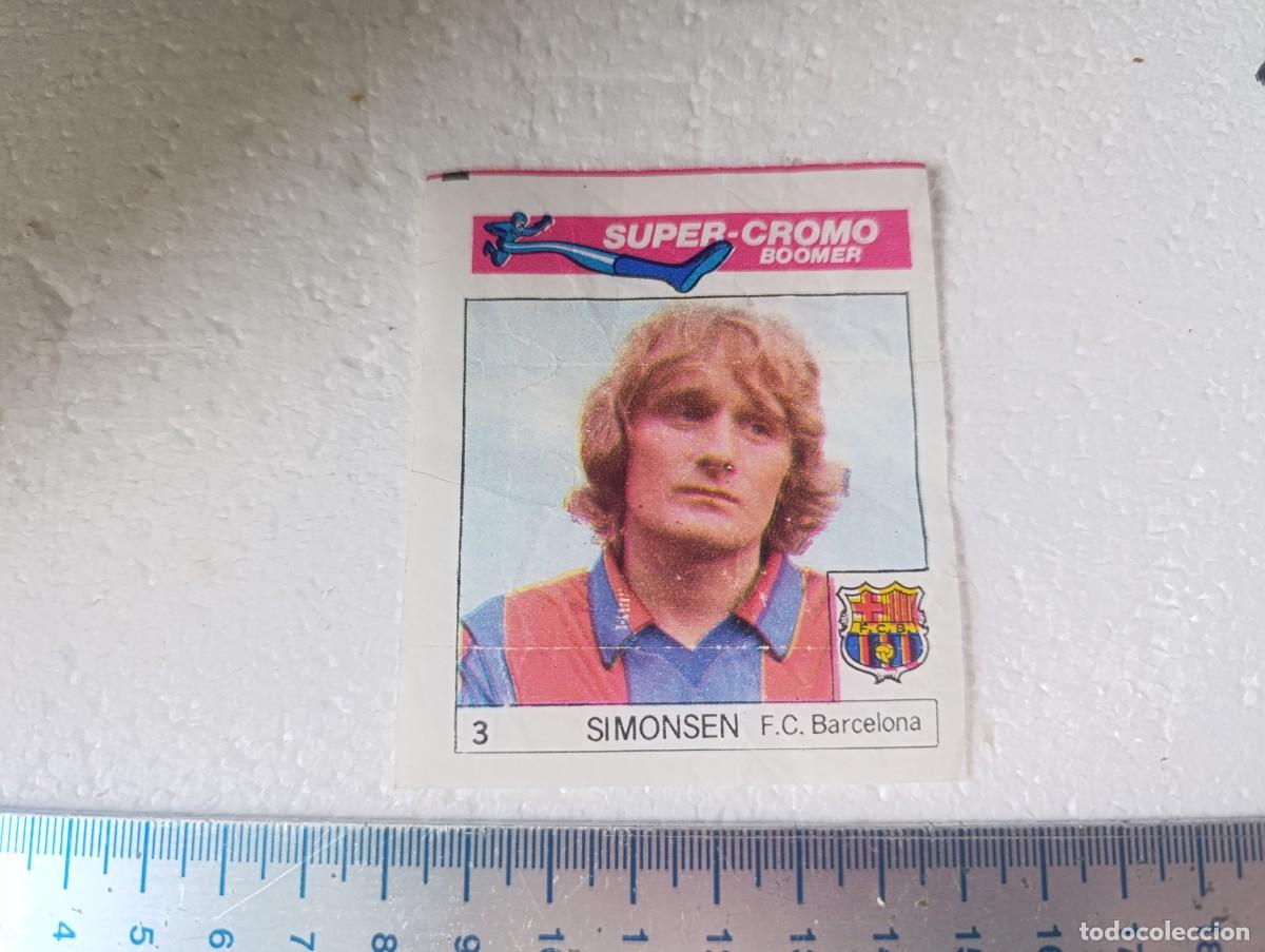 Cromos de f&uacute;tbol: CROMO - SIMONSEN - CHICLES BOOMER FUTBOL A&Ntilde;OS 80