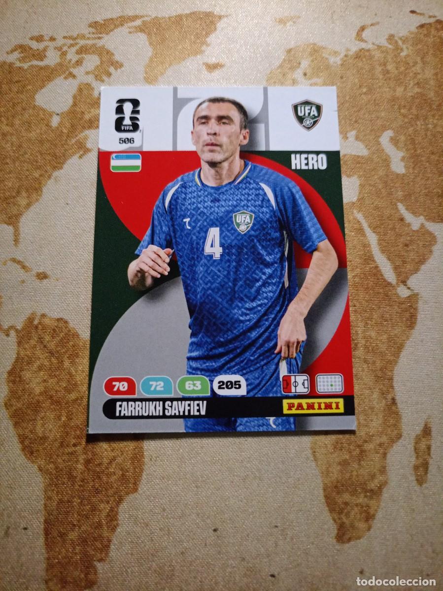 Cromos de f&uacute;tbol: # Uzbekist&aacute;n 506 FARRUKH SAYFIEV Adrenalyn WORLD Cup 2026