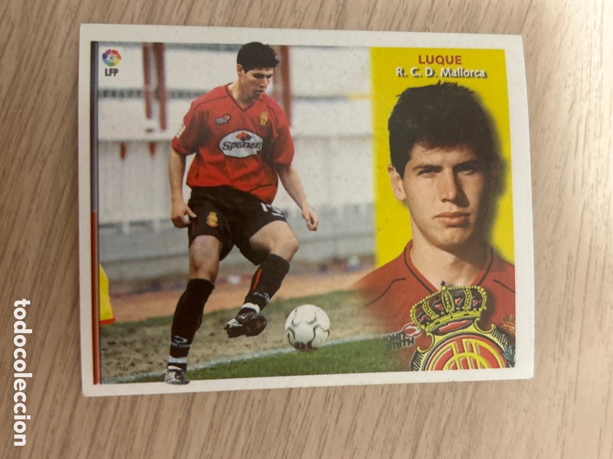 Cromos de f&uacute;tbol: LUQUE R. C. D. MALLORCA LIGA ESTE 02 03 2002 2003 SIN PEGAR NUNCA PEGADO