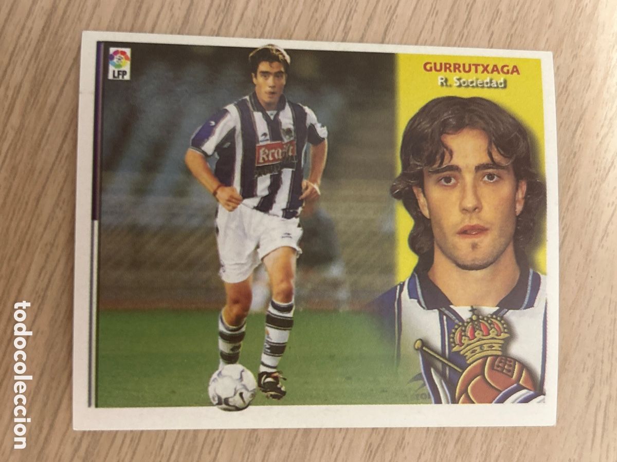 Cromos de f&uacute;tbol: GURRUTXAGA REAL SOCIEDAD COLOCA LIGA ESTE 02 03 2002 2003 SIN PEGAR NUNCA PEGADO