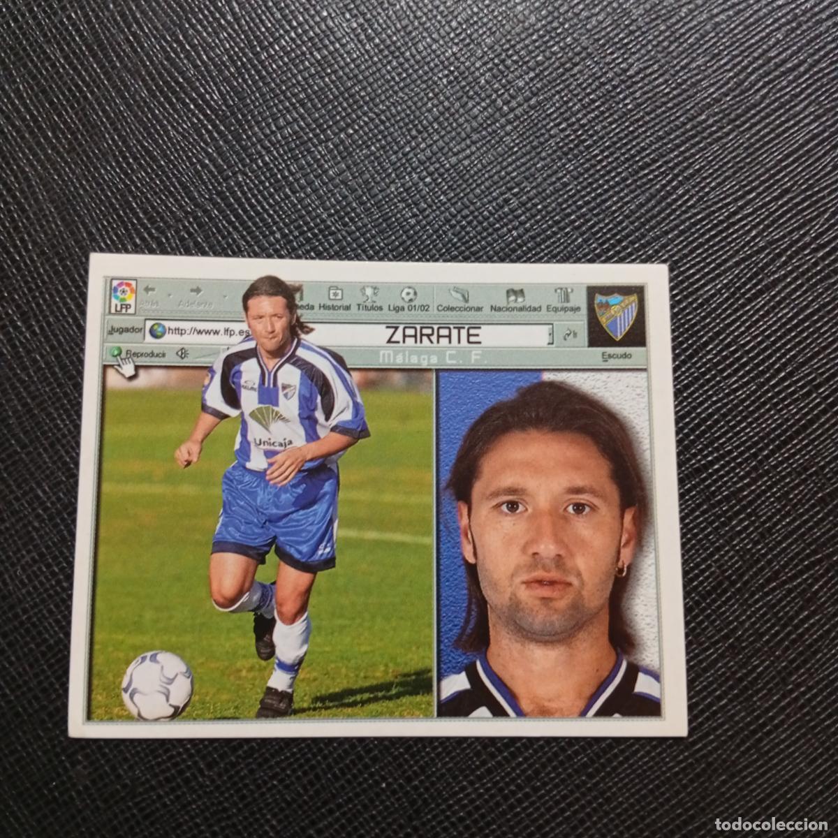 Cromos de f&uacute;tbol: ZARATE MALAGA ESTE 2001 2002 CROMO FUTBOL 01 02 LIGA - SIN PEGAR - A216 PG361