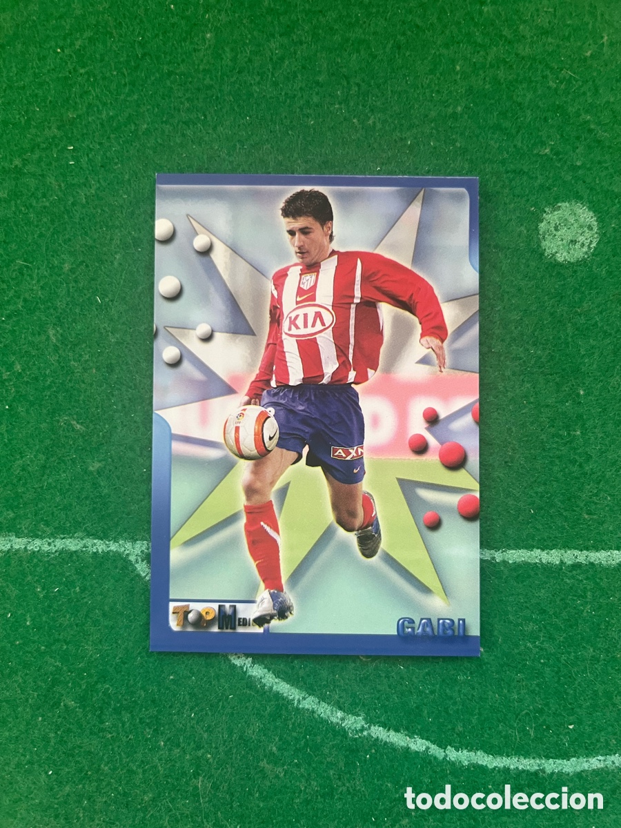 Cromos de Futebol: 119 GABI ATL&Eacute;TICO DE MADRID TOP LIGA 2005 2006 MUNDICROMO TOP MEDIO