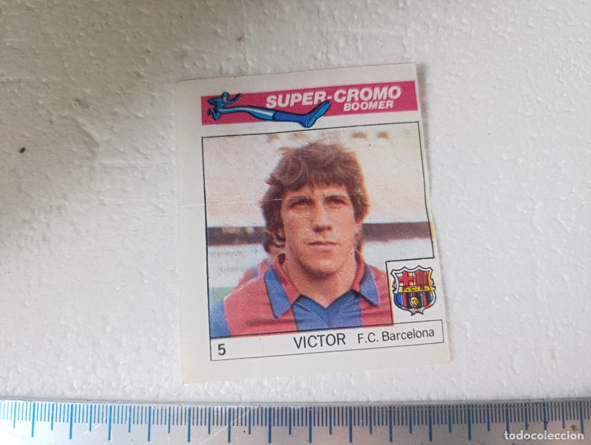 Cromos de Futebol: CROMO - VICTOR - CHICLES BOOMER FUTBOL A&Ntilde;OS 80