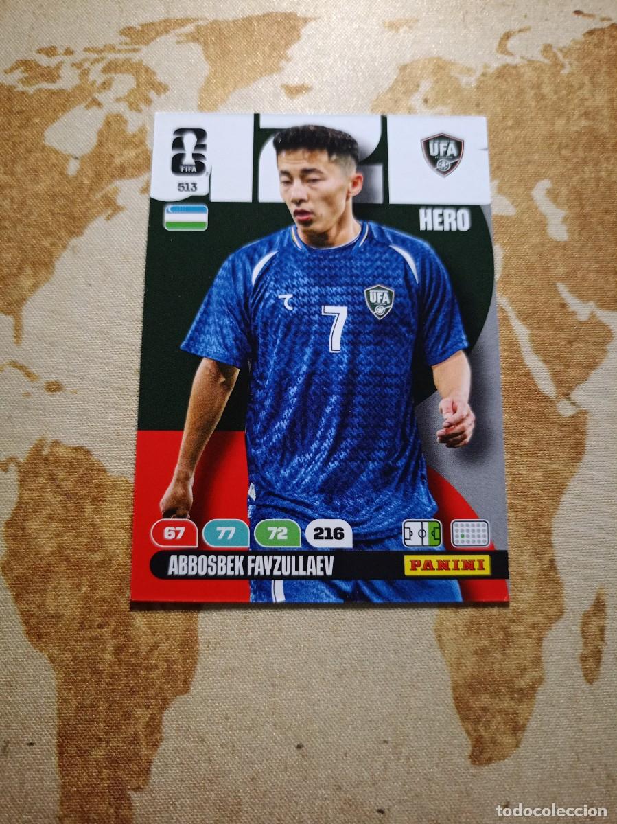 Cromos de f&uacute;tbol: # Uzbekist&aacute;n 513 ABBOSBEK FAYZULLAEV Adrenalyn WORLD Cup 2026