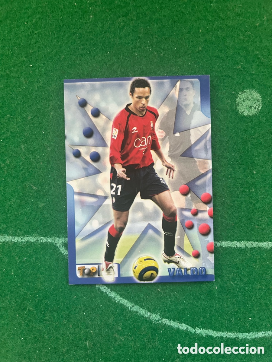 Cromos de f&uacute;tbol: 141 VALDO OSASUNA TOP LIGA 2005 2006 MUNDICROMO TOP MEDIO