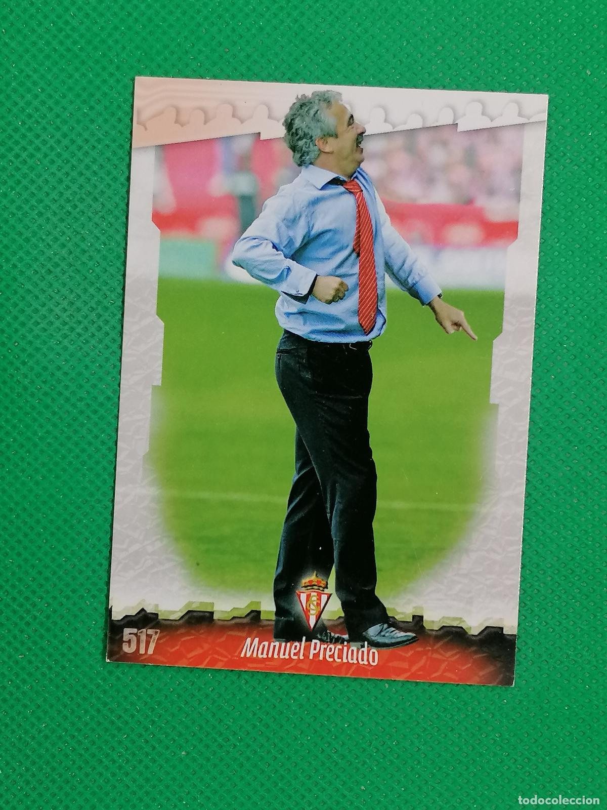 Cromos de f&uacute;tbol: 517 MANUEL PRECIADO SPORTING GIJON ⚽ MUNDICROMO LAS FICHAS DE LA LIGA 08 09 2008 2009 ⚽
