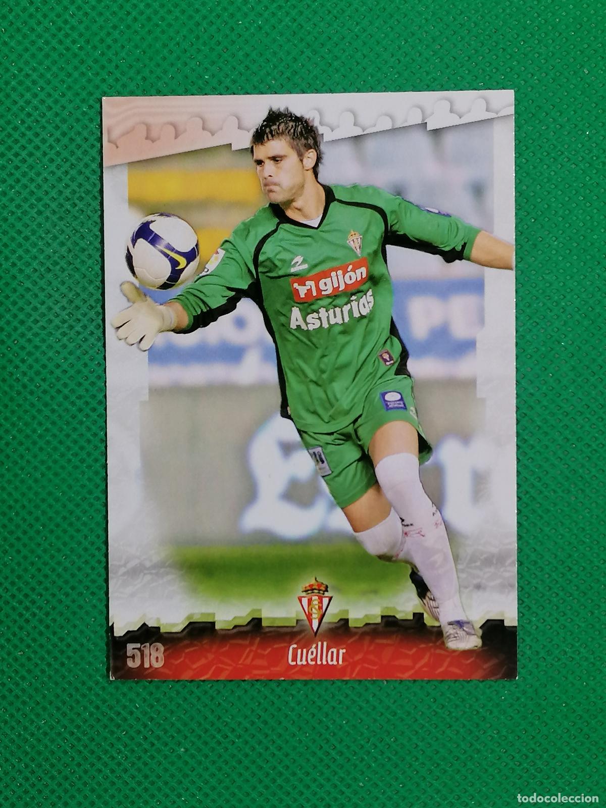 Cromos de f&uacute;tbol: 518 CUELLAR SPORTING GIJON ⚽ MUNDICROMO LAS FICHAS DE LA LIGA 08 09 2008 2009 ⚽
