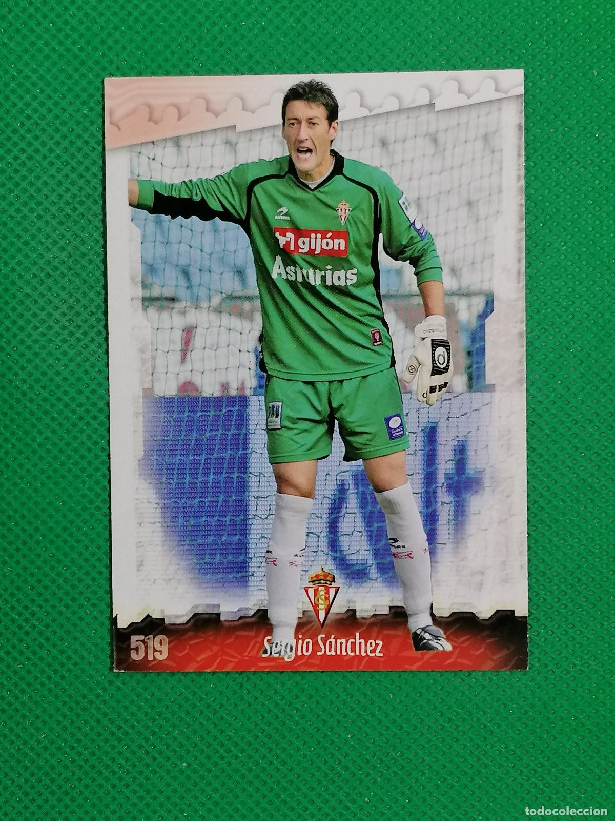 Cromos de f&uacute;tbol: 519 SERGIO SANCHEZ SPORTING GIJON ⚽ MUNDICROMO LAS FICHAS DE LA LIGA 08 09 2008 2009 ⚽
