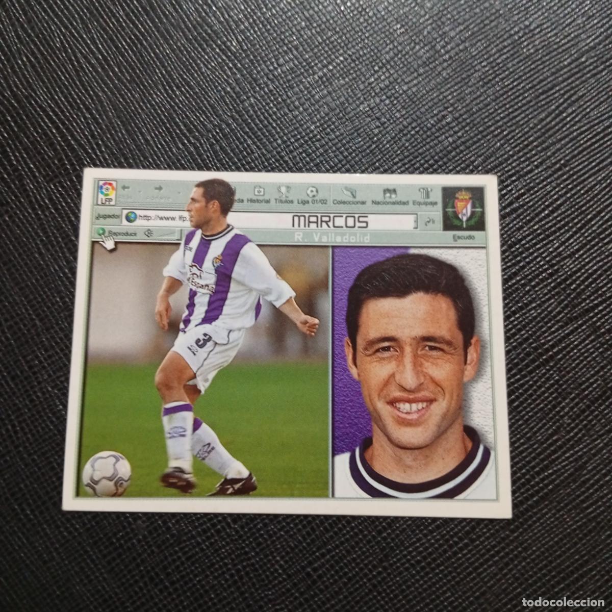 Cromos de f&uacute;tbol: MARCOS VALLADOLID ESTE 2001 2002 CROMO FUTBOL 01 02 LIGA - SIN PEGAR - A216 PG370