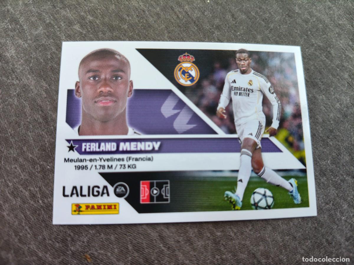 Cromos de f&uacute;tbol: Cromo 10B FERLAND MENDY REAL MADRID. Colecci&oacute;n LALIGA F&uacute;tbol 2026-2027 PANINI Nuevo