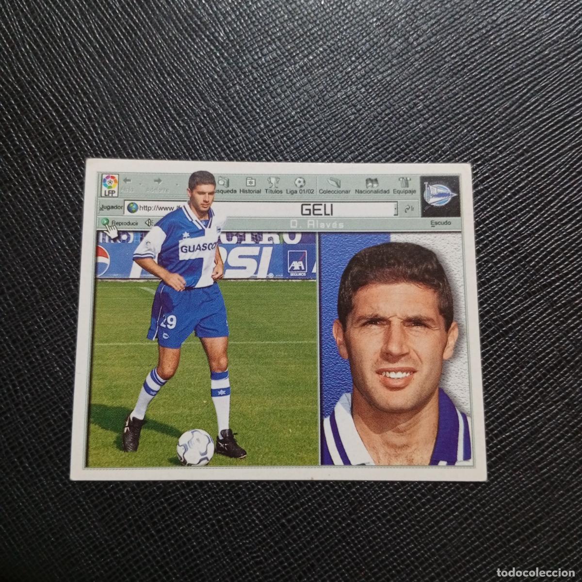 Cromos de f&uacute;tbol: GELI ALAVES ESTE 2001 2002 CROMO FUTBOL 01 02 LIGA - SIN PEGAR - A216 PG370
