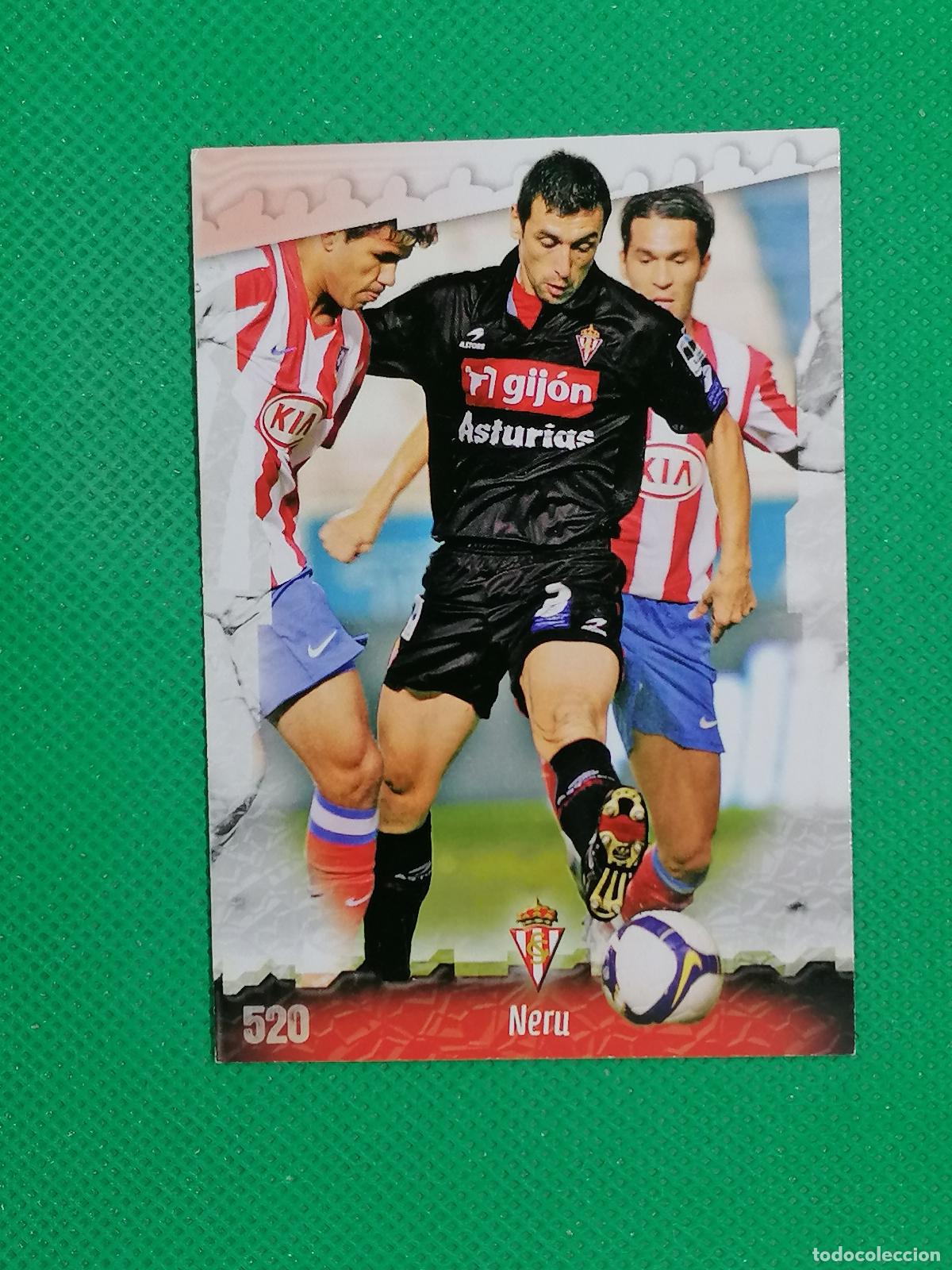 Cromos de f&uacute;tbol: 520 NERU SPORTING GIJON ⚽ MUNDICROMO LAS FICHAS DE LA LIGA 08 09 2008 2009 ⚽