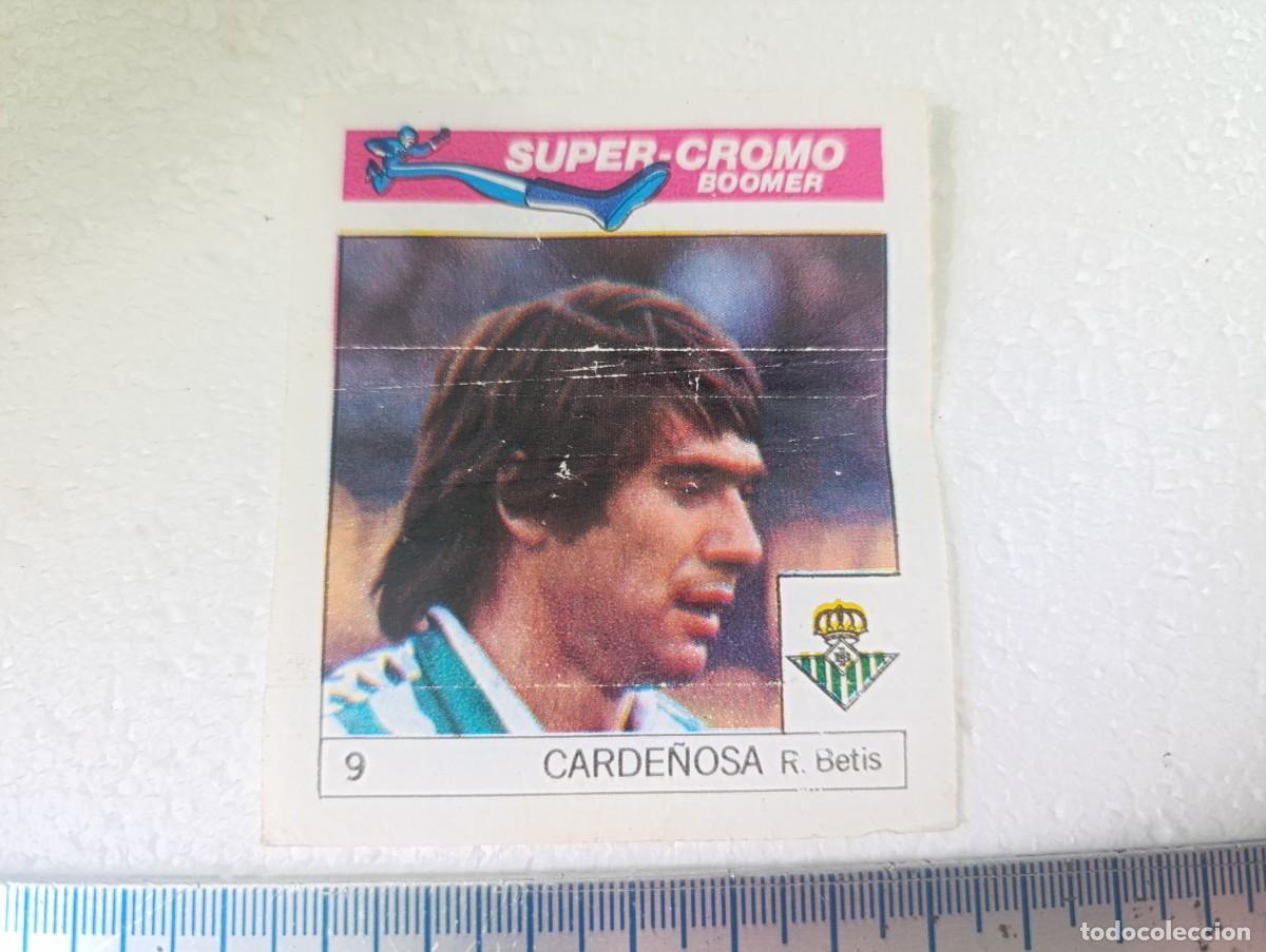 Cromos de f&uacute;tbol: CROMO - CARDE&Ntilde;OSA - CHICLES BOOMER FUTBOL A&Ntilde;OS 80
