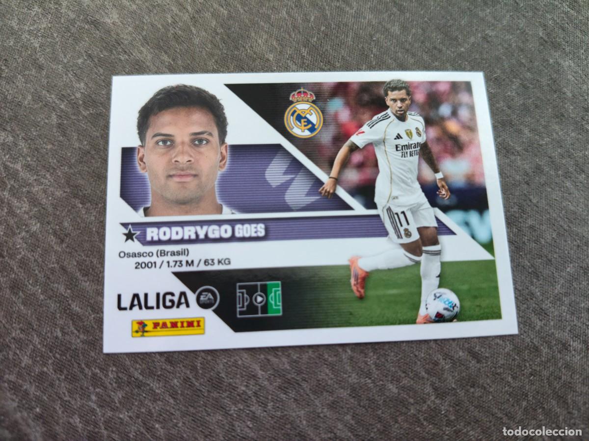 Cromos de f&uacute;tbol: Cromo 18 RODRYGO GOES REAL MADRID. Colecci&oacute;n LALIGA F&uacute;tbol 2026-2027 PANINI Nuevo