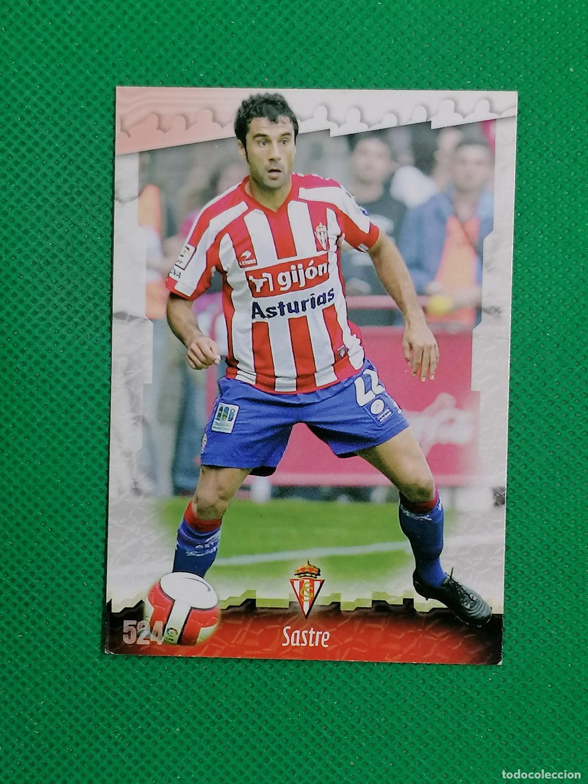 Cromos de f&uacute;tbol: 524 SASTRE SPORTING GIJON ⚽ MUNDICROMO LAS FICHAS DE LA LIGA 08 09 2008 2009 ⚽