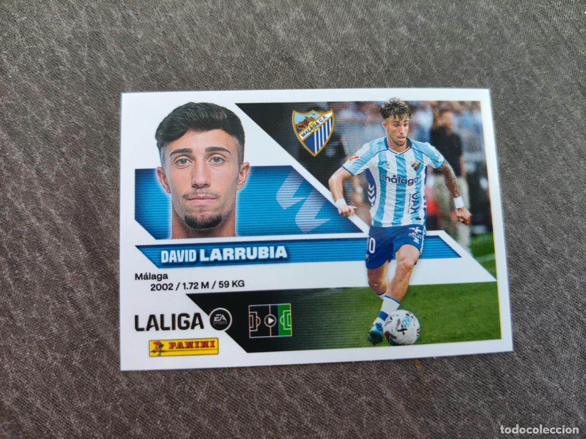 Cromos de f&uacute;tbol: Cromo 16 DAVID LARRUBIA M&Aacute;LAGA CF. Colecci&oacute;n LALIGA F&uacute;tbol 2026-2027 PANINI Nuevo