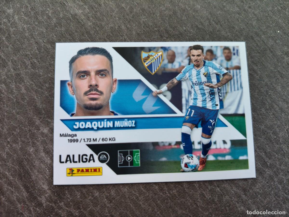 Cromos de f&uacute;tbol: Cromo 19 JOAQU&Iacute;N MU&Ntilde;OZ M&Aacute;LAGA CF. Colecci&oacute;n LALIGA F&uacute;tbol 2026-2027 PANINI Nuevo