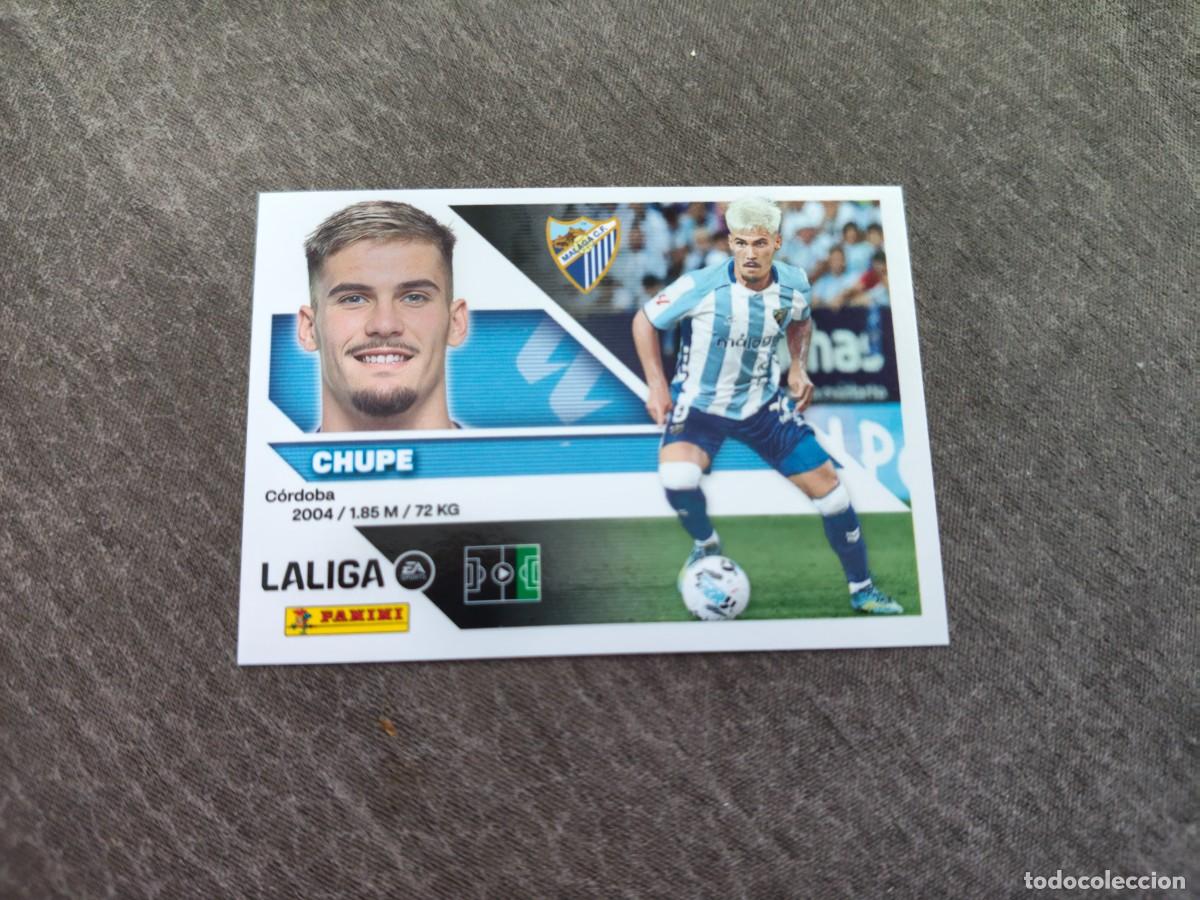 Cromos de f&uacute;tbol: Cromo 20 CHUPE M&Aacute;LAGA CF. Colecci&oacute;n LALIGA F&uacute;tbol 2026-2027 PANINI Nuevo