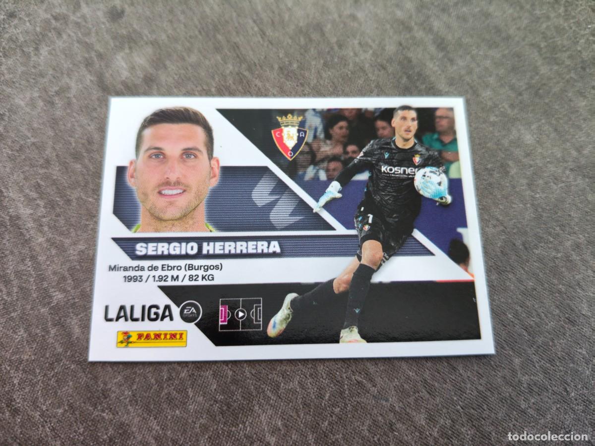 Cromos de f&uacute;tbol: Cromo 3 SERGIO HERRERA CA OSASUNA. Colecci&oacute;n LALIGA F&uacute;tbol 2026-2027 PANINI Nuevo