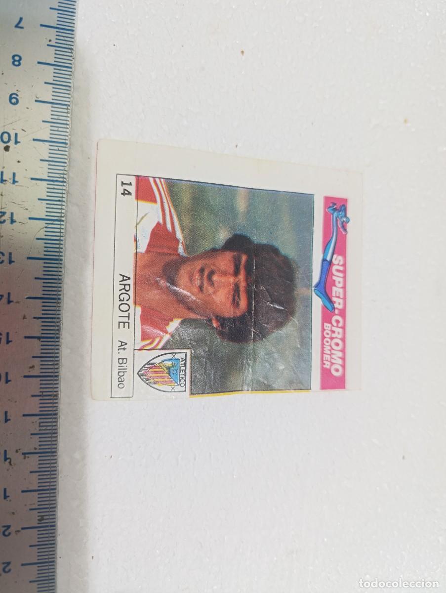 Cartes &agrave; collectionner de Football: CROMO - ARGOTE - CHICLES BOOMER FUTBOL A&Ntilde;OS 80