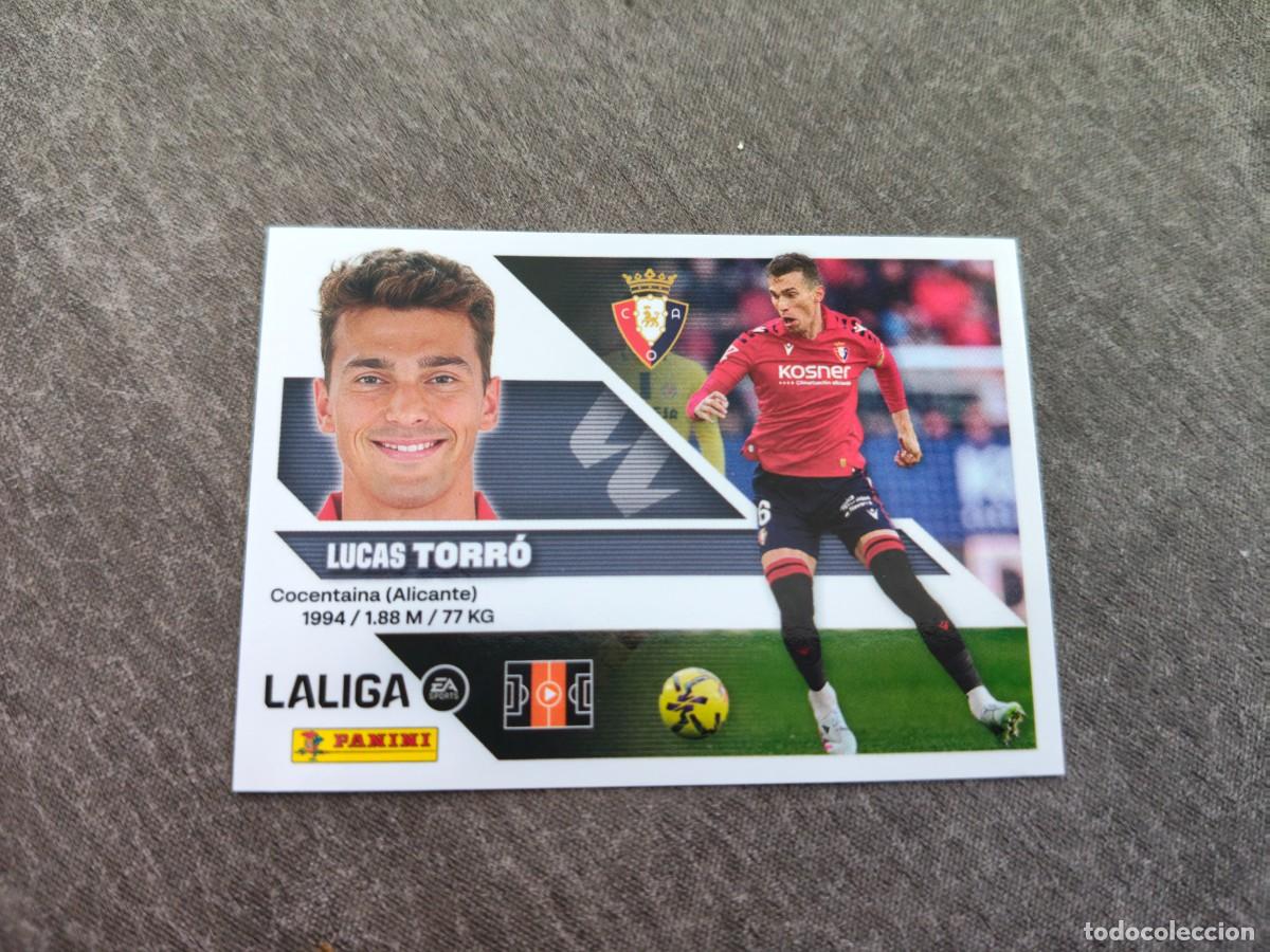 Cromos de f&uacute;tbol: Cromo 11 LUCAS TORR&Oacute; CA OSASUNA. Colecci&oacute;n LALIGA F&uacute;tbol 2026-2027 PANINI Nuevo