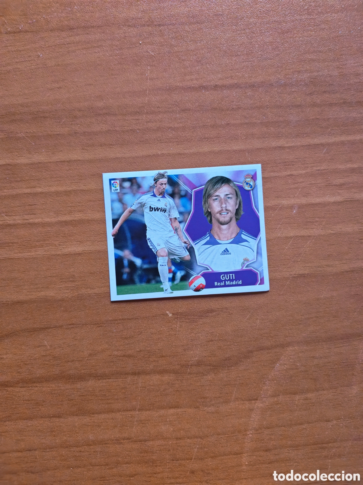 Cromos de f&uacute;tbol: Cromo Guti Real Madrid Liga este 2008/09
