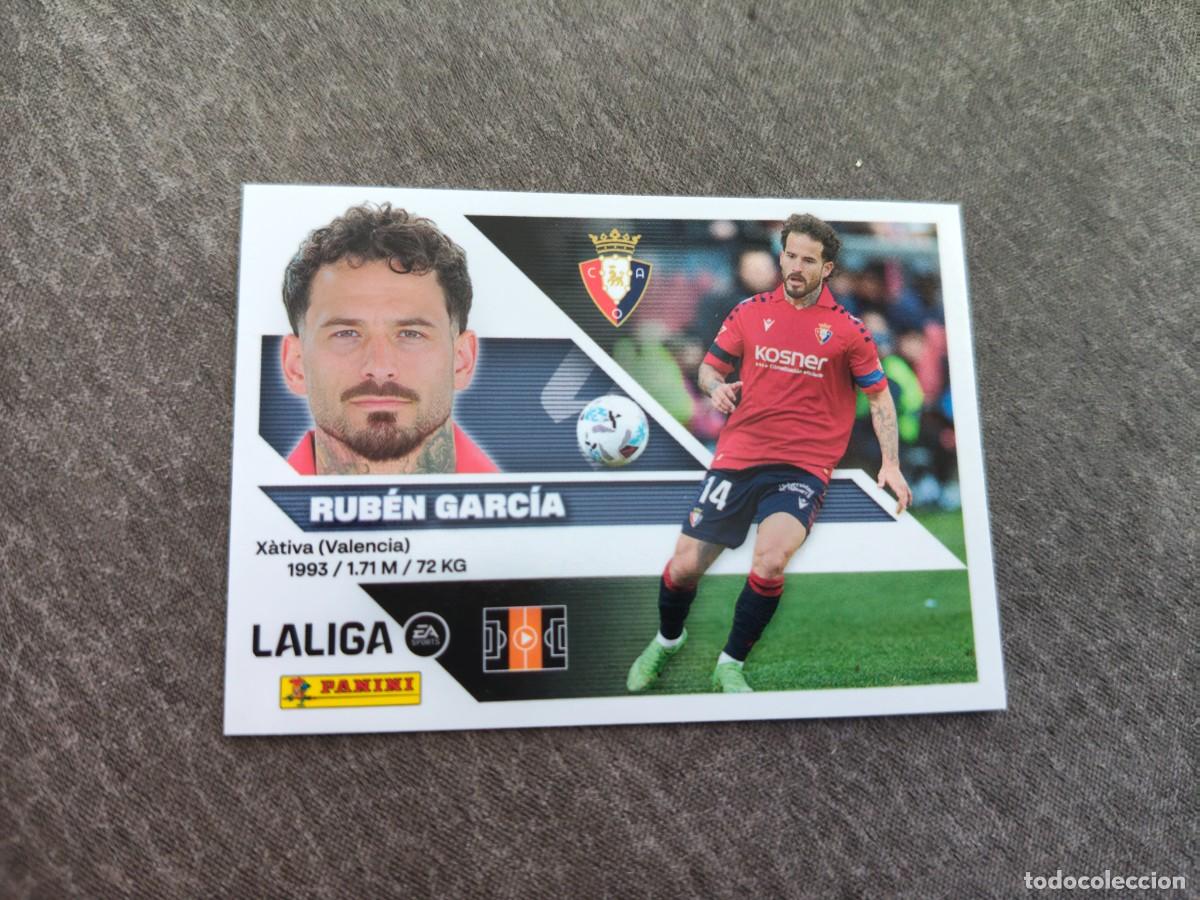 Cromos de f&uacute;tbol: Cromo 14 RUB&Eacute;N GARC&Iacute;A CA OSASUNA. Colecci&oacute;n LALIGA F&uacute;tbol 2026-2027 PANINI Nuevo