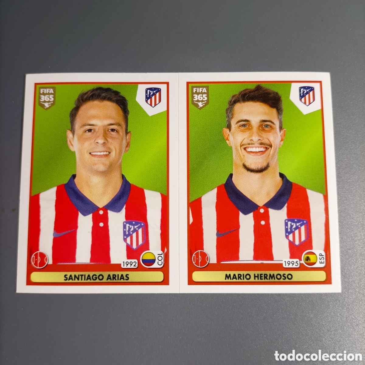 Cromos de f&uacute;tbol: STICKER PANINI ALBUM 2021. FIFA 365 (ATL&Eacute;TICO) №94 A B