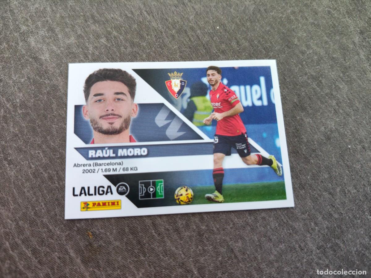 Cromos de f&uacute;tbol: Cromo 17 RA&Uacute;L MORO CA OSASUNA. Colecci&oacute;n LALIGA F&uacute;tbol 2026-2027 PANINI Nuevo