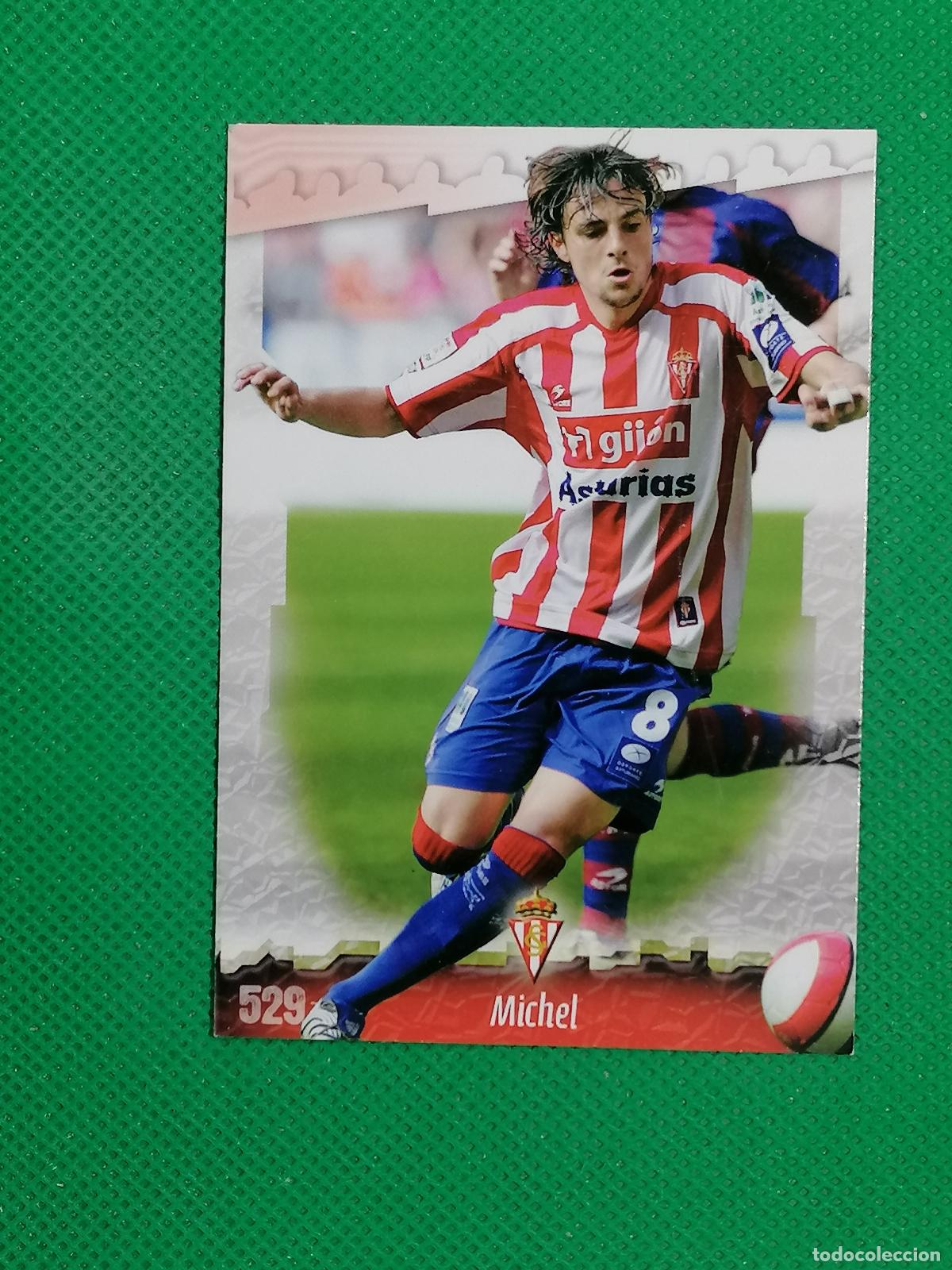 Cromos de Futebol: 529 MICHEL SPORTING GIJON ⚽ MUNDICROMO LAS FICHAS DE LA LIGA 08 09 2008 2009 ⚽