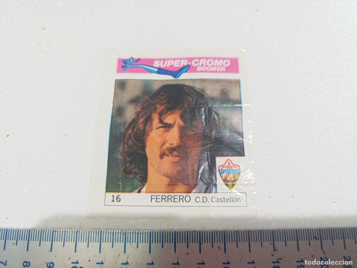 Cromos de Futebol: CROMO - FERRERO - CHICLES BOOMER FUTBOL A&Ntilde;OS 80