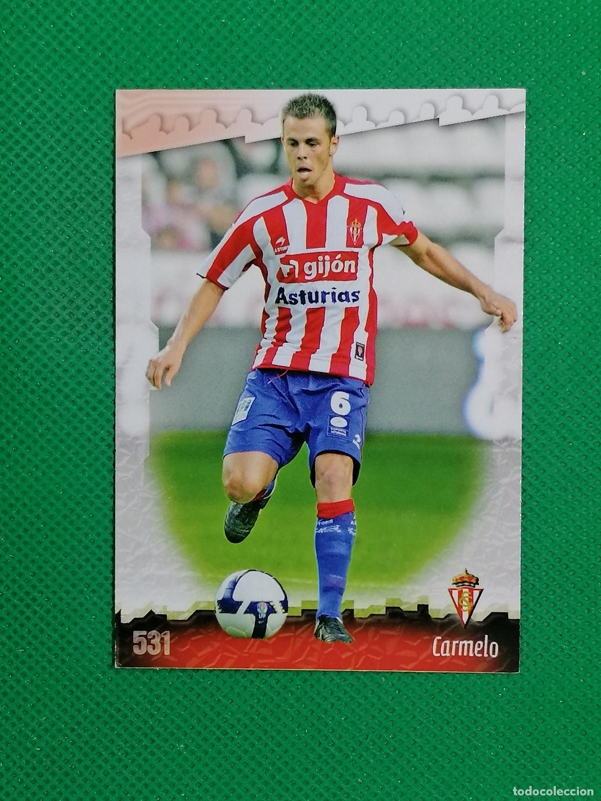 Cromos de f&uacute;tbol: 531 CARMELO SPORTING GIJON ⚽ MUNDICROMO LAS FICHAS DE LA LIGA 08 09 2008 2009 ⚽