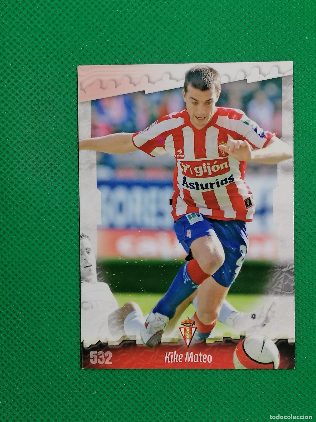 Figurine di Calcio: 532 KIKE MATEO SPORTING GIJON ⚽ MUNDICROMO LAS FICHAS DE LA LIGA 08 09 2008 2009 ⚽