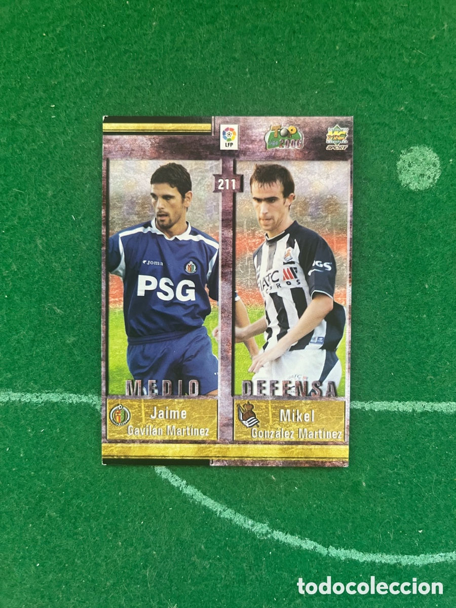 Figurine di Calcio: 211 JAIME MIKEL GONZ&Aacute;LEZ JAVIER FLA&Ntilde;O VICTOR TOP LIGA 2005 2006 MUNDICROMO