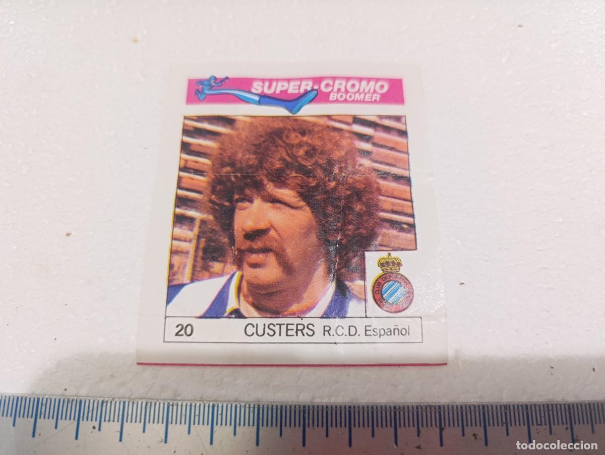 Figurine di Calcio: CROMO - CUSTER - CHICLES BOOMER FUTBOL A&Ntilde;OS 80
