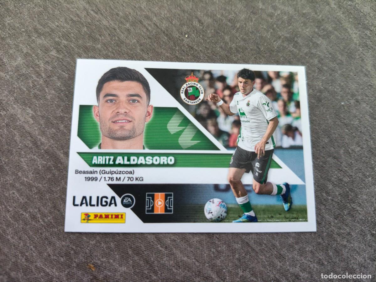 Figurine di Calcio: Cromo 14 ARITZ ALDASORO R. RACING CLUB. Colecci&oacute;n LALIGA F&uacute;tbol 2026-2027 PANINI Nuevo
