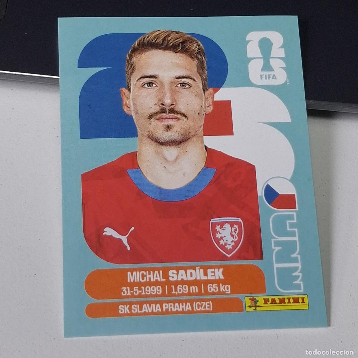 Figurine di Calcio: B25 CZE9 MICHAL SAD&Iacute;LEK 9 REP&Uacute;BLICA CHECA CHEQUIA CZE MUNDIAL FIFA WORLD CUP 2026 STICKER PANINI