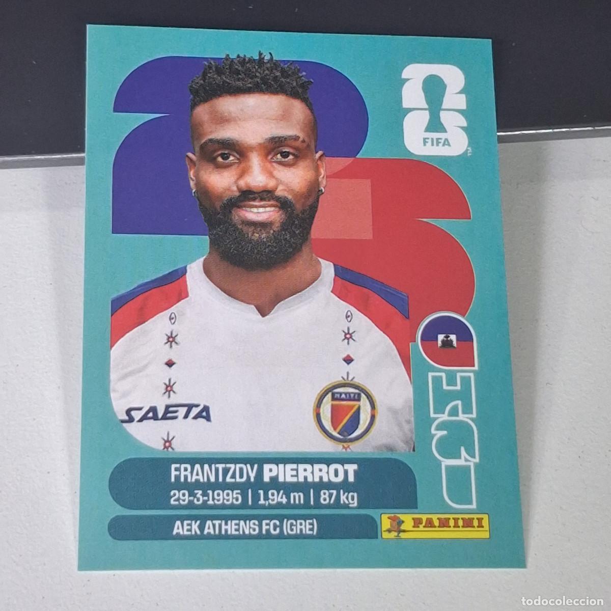 Figurine di Calcio: B28 HAI20 FRANTZDY PIERROT 20 HAIT&Iacute; HAI MUNDIAL FIFA WORLD CUP 2026 STICKER PANINI