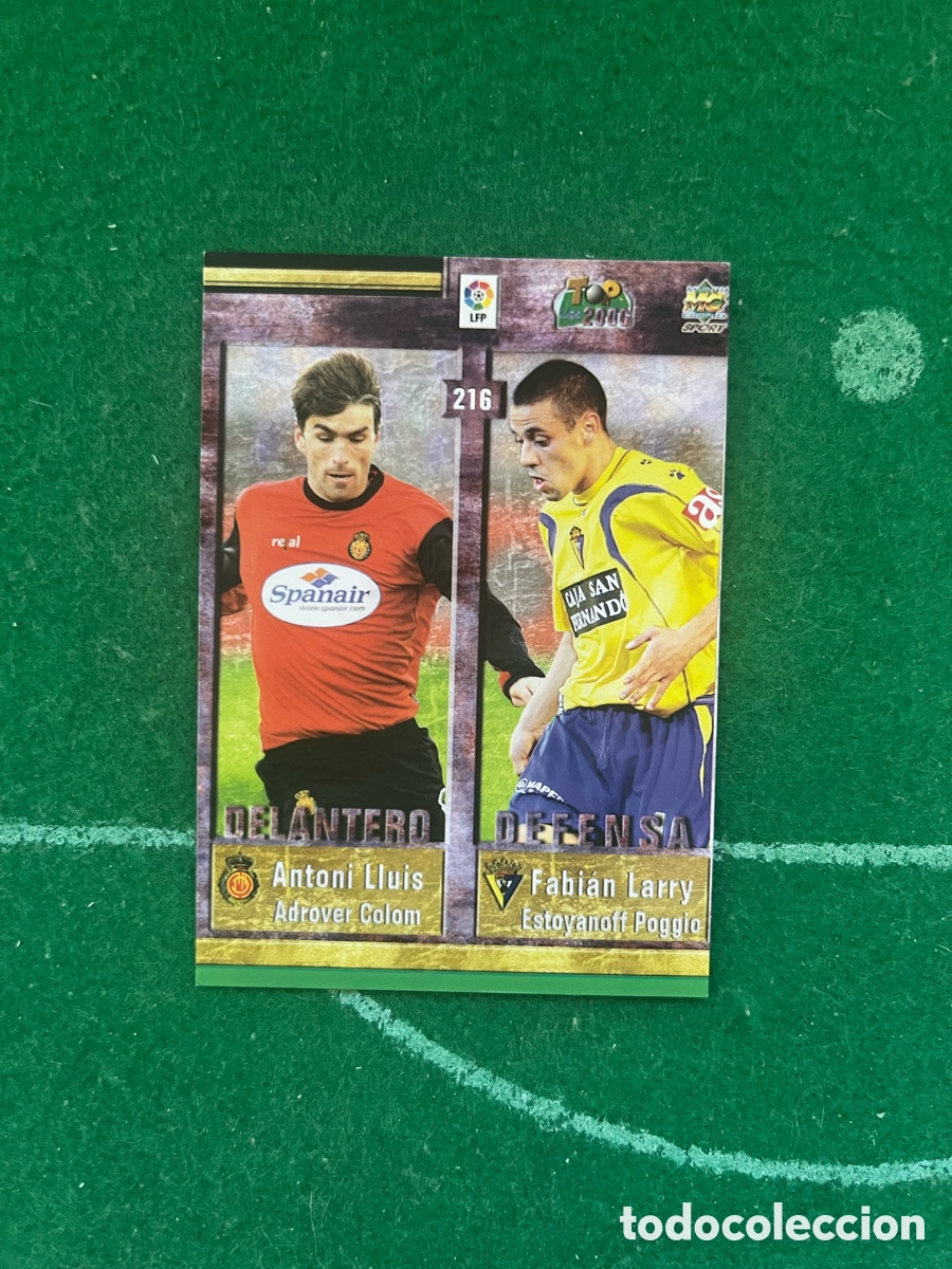 Cromos de Futebol: 216 TUNI ESTOYANOFF NU&Ntilde;EZ LACEN TOP LIGA 2005 2006 MUNDICROMO