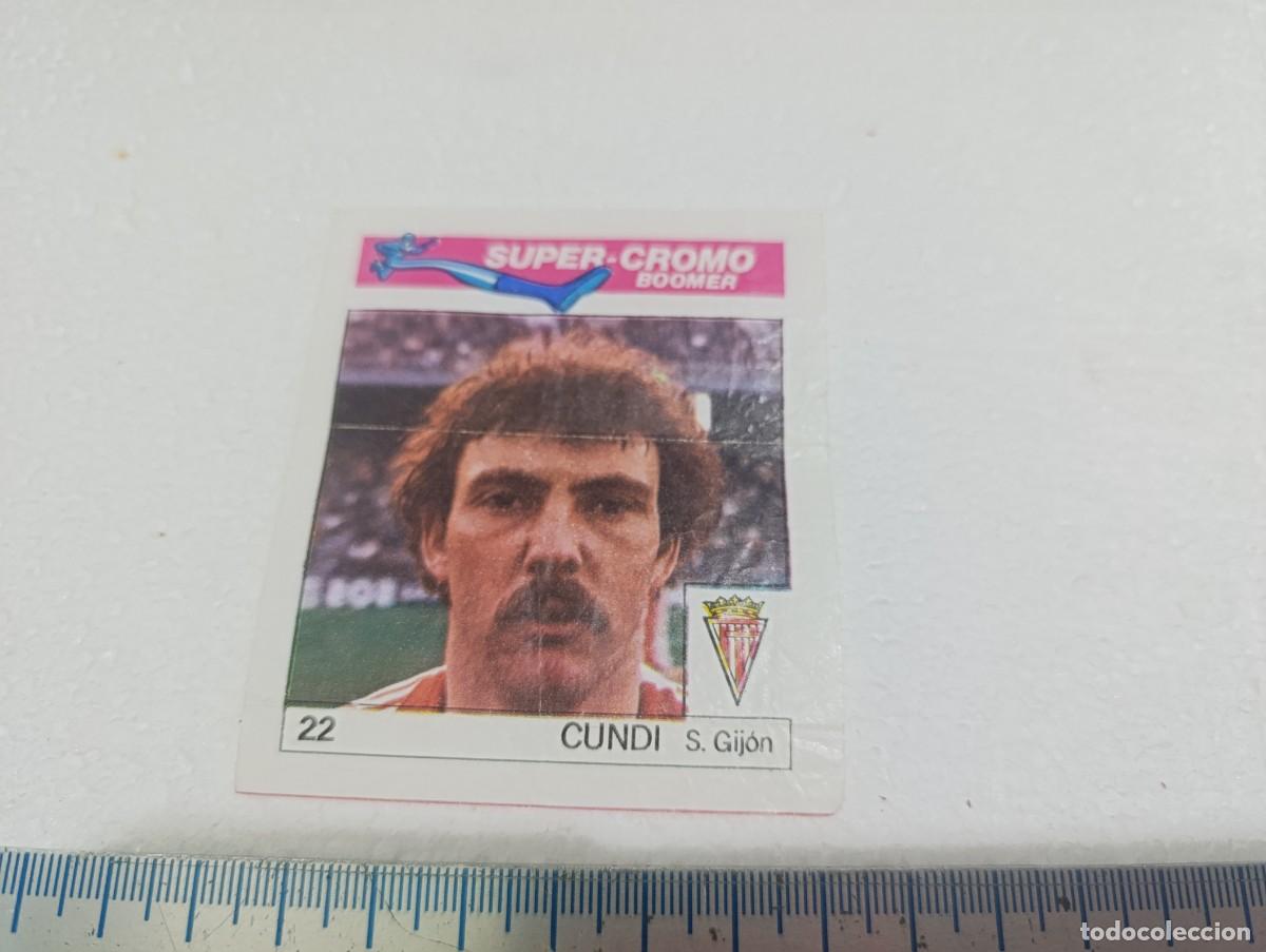 Cromos de Futebol: CROMO - CUNDI - CHICLES BOOMER FUTBOL A&Ntilde;OS 80