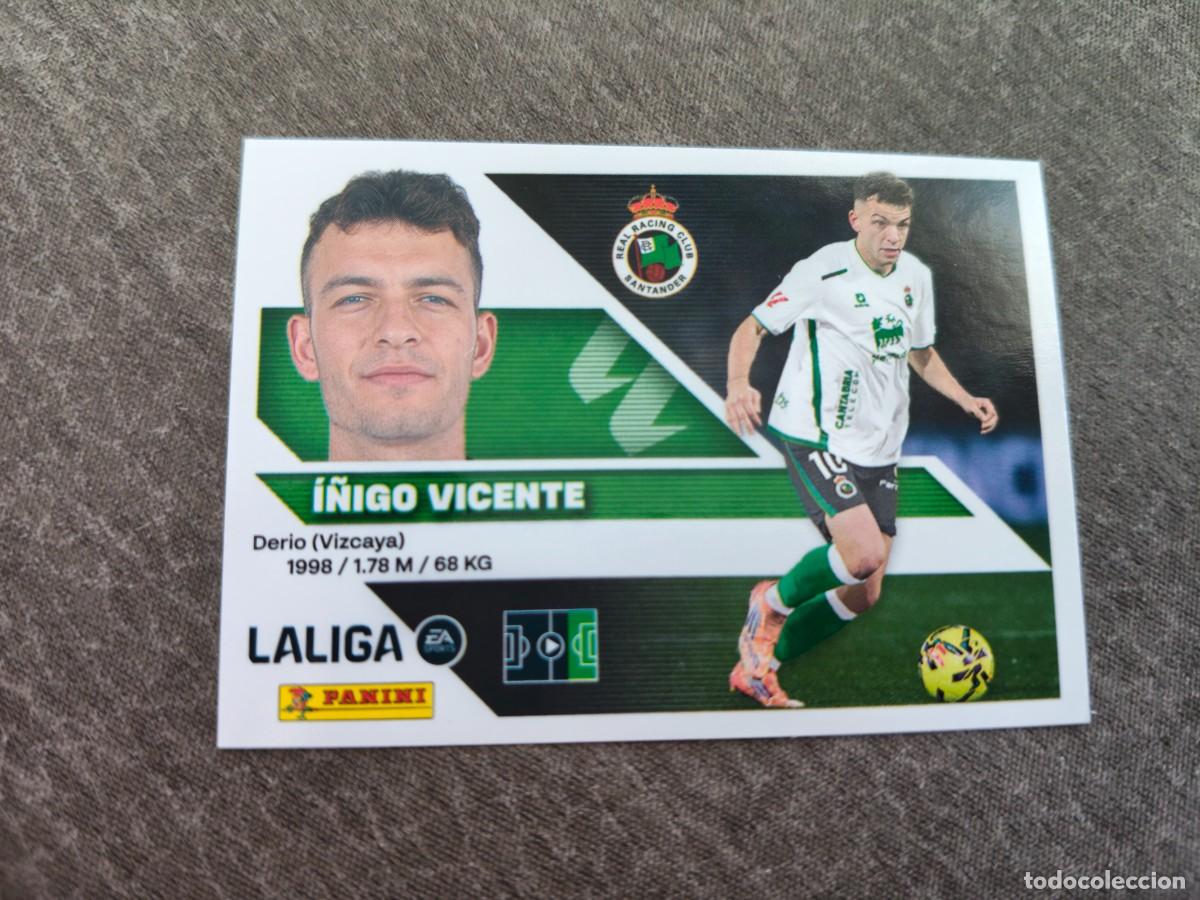 Cromos de f&uacute;tbol: Cromo 18 &Iacute;&Ntilde;IGO VICENTE R. RACING CLUB. Colecci&oacute;n LALIGA F&uacute;tbol 2026-2027 PANINI Nuevo