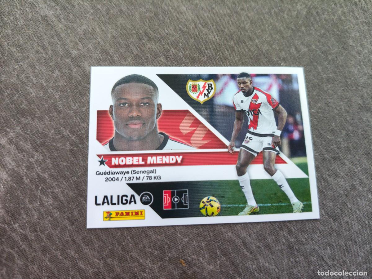 Cromos de Futebol: Cromo 7 NOBEL MENDY RAYO VALLECANO. Colecci&oacute;n LALIGA F&uacute;tbol 2026-2027 PANINI Nuevo