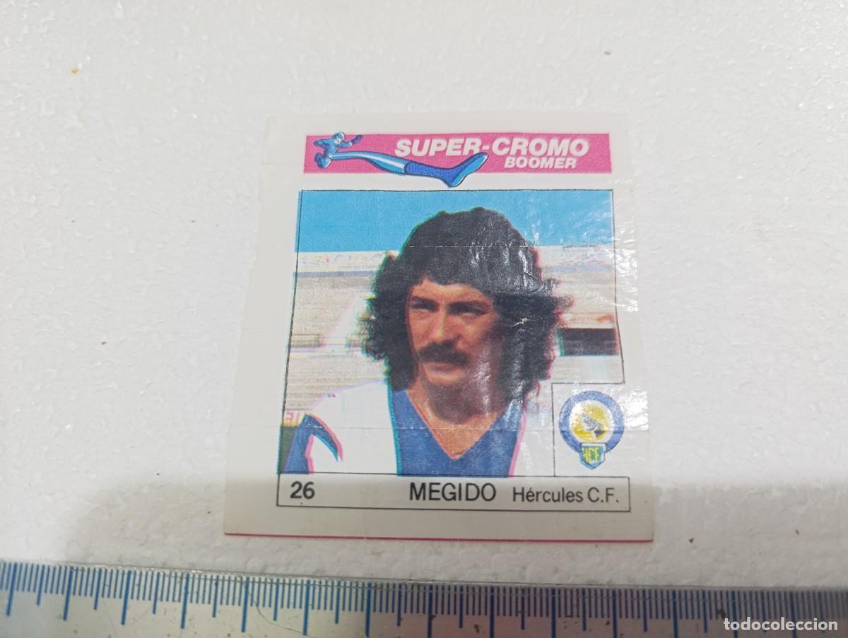 Cromos de Futebol: CROMO - MEGIDO - CHICLES BOOMER FUTBOL A&Ntilde;OS 80