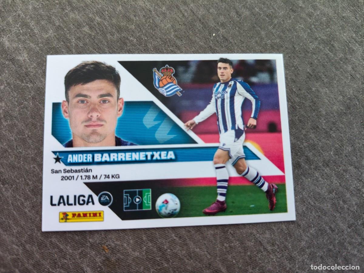 Fu&szlig;ball-Sticker: Cromo 16 ANDER BARRENETXEA REAL SOCIEDAD. Colecci&oacute;n LALIGA F&uacute;tbol 2026-2027 PANINI Nuevo