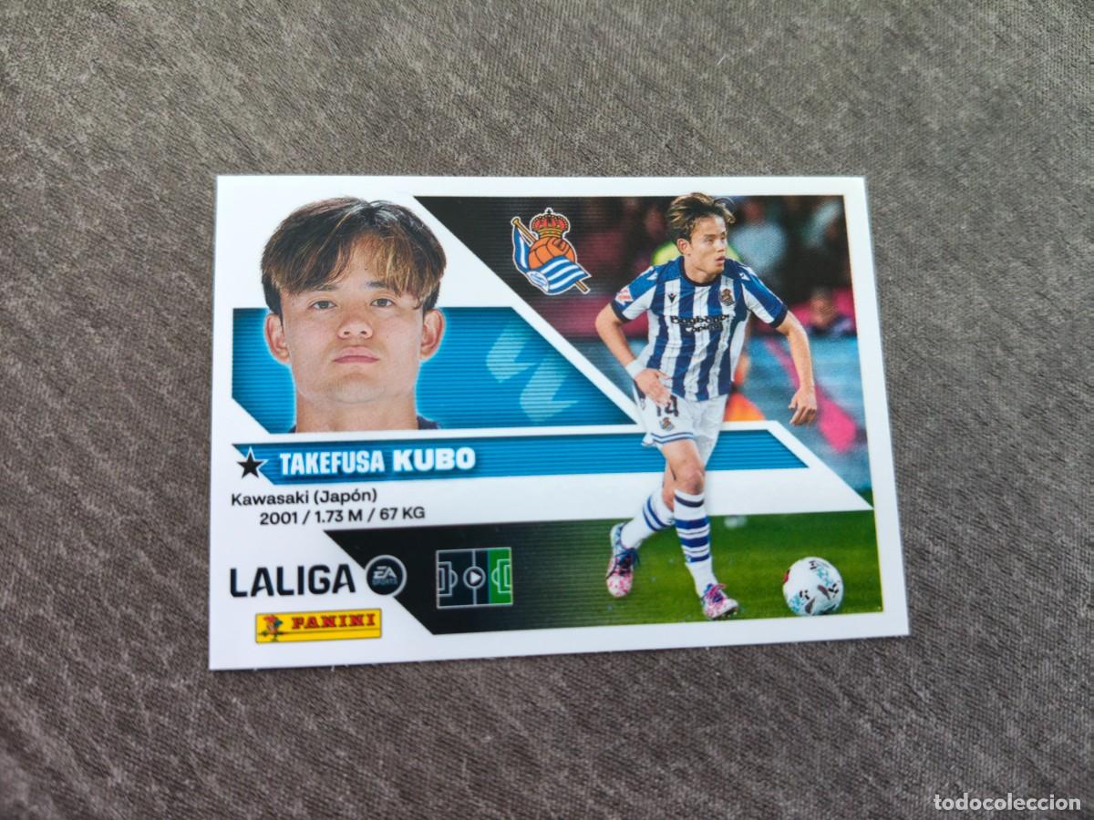 Fu&szlig;ball-Sticker: Cromo 17 TAKEFUSA KUBO REAL SOCIEDAD. Colecci&oacute;n LALIGA F&uacute;tbol 2026-2027 PANINI Nuevo