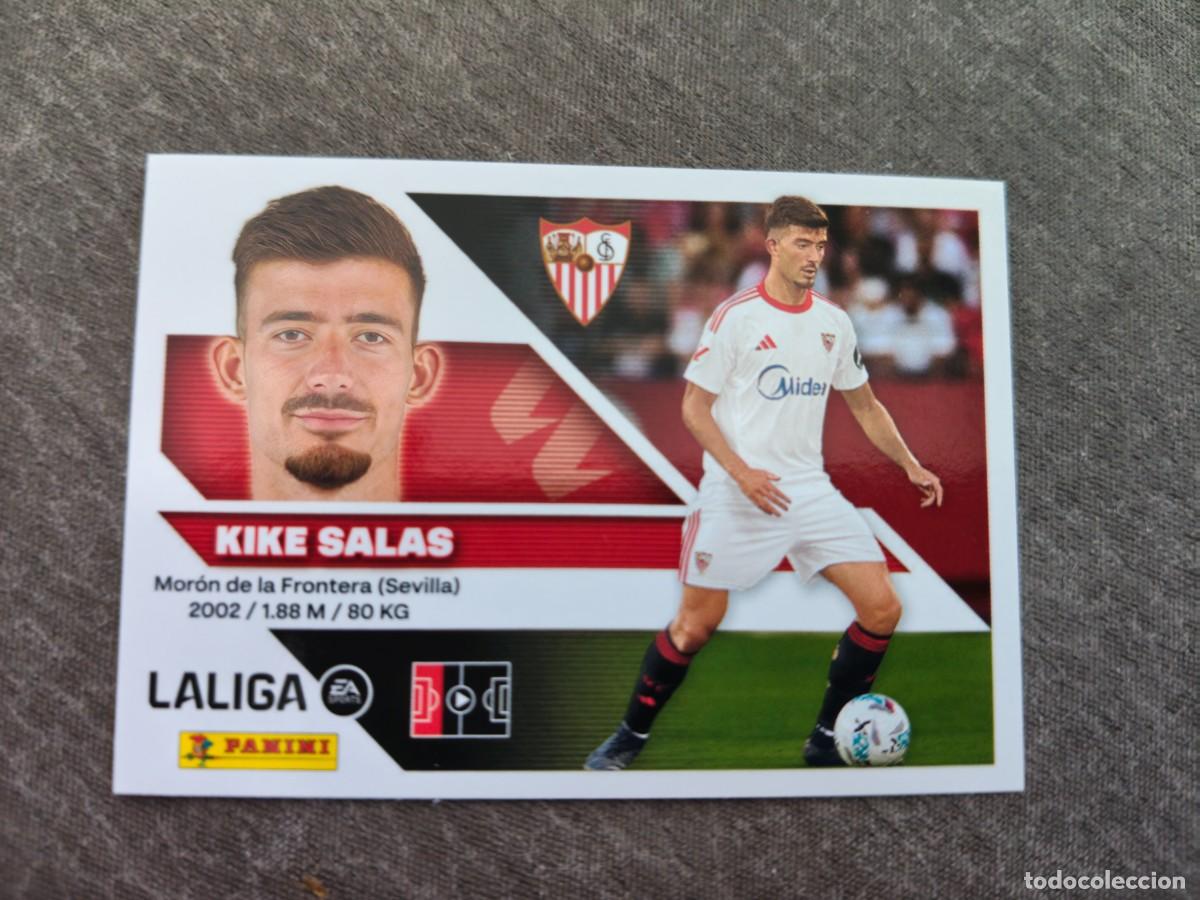 Fu&szlig;ball-Sticker: Cromo 7 KIKE SALAS SEVILLA FC. Colecci&oacute;n LALIGA F&uacute;tbol 2026-2027 PANINI Nuevo