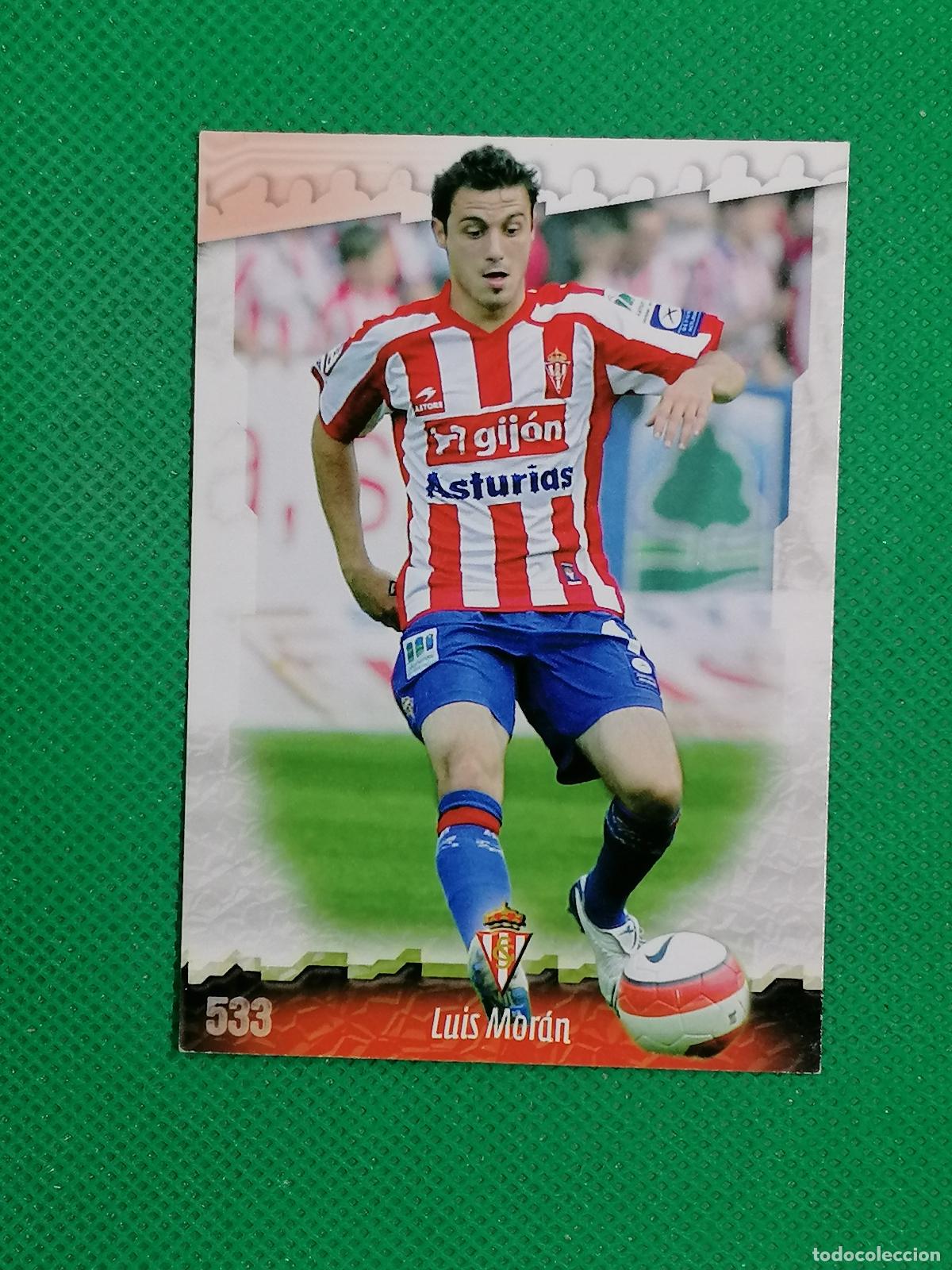 Fu&szlig;ball-Sticker: 533 LUIS MORAN SPORTING GIJON ⚽ MUNDICROMO LAS FICHAS DE LA LIGA 08 09 2008 2009 ⚽