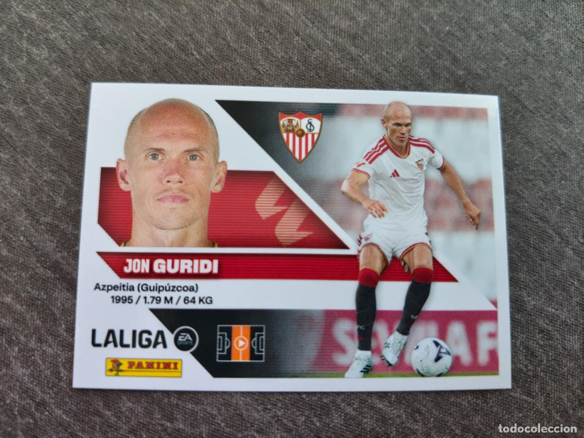 Fu&szlig;ball-Sticker: Cromo 13 JON GURIDI SEVILLA FC. Colecci&oacute;n LALIGA F&uacute;tbol 2026-2027 PANINI Nuevo