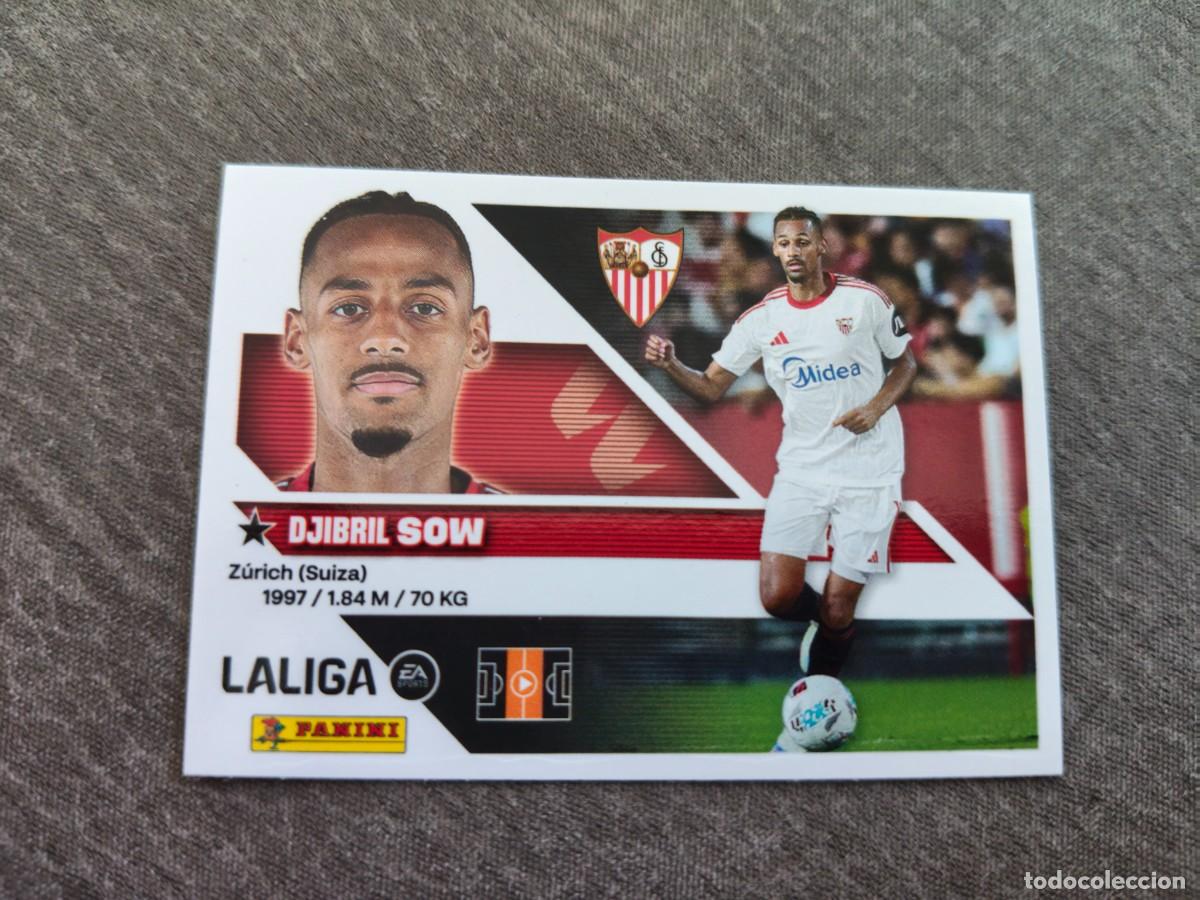 Fu&szlig;ball-Sticker: Cromo 14 DJIBRIL SOW SEVILLA FC. Colecci&oacute;n LALIGA F&uacute;tbol 2026-2027 PANINI Nuevo