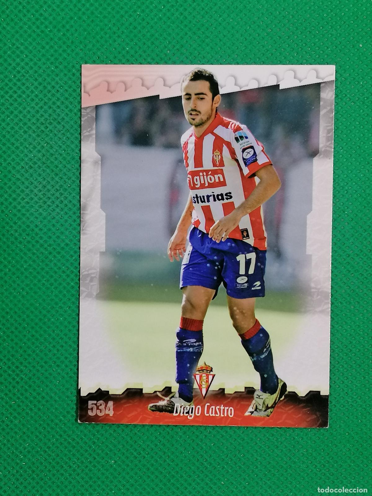 Fu&szlig;ball-Sticker: 534 DIEGO CASTRO SPORTING GIJON ⚽ MUNDICROMO LAS FICHAS DE LA LIGA 08 09 2008 2009 ⚽